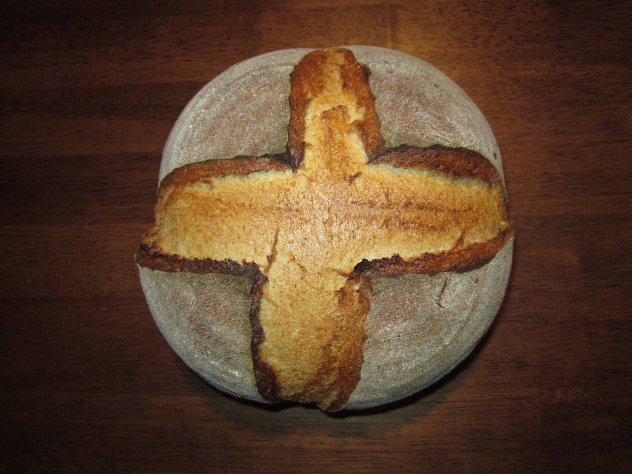 Weizenbrot mit Sauerteig und Vollkornanteil - Miris Welt