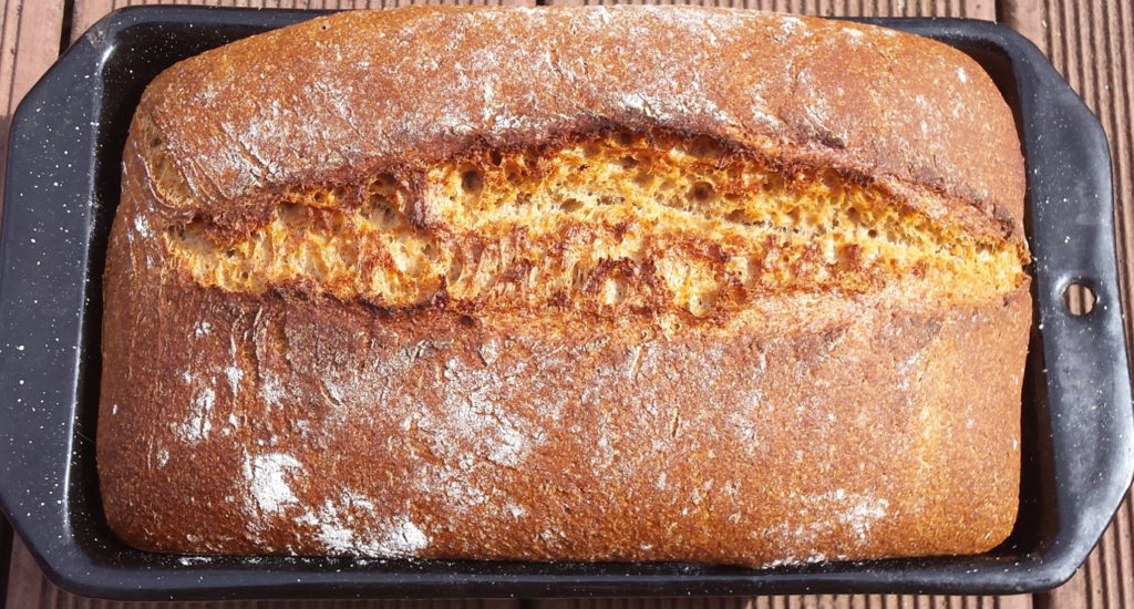 Dinkel-Vollkornkastenbrot - ein reines Dinkelvollkornbrot - Miris Welt