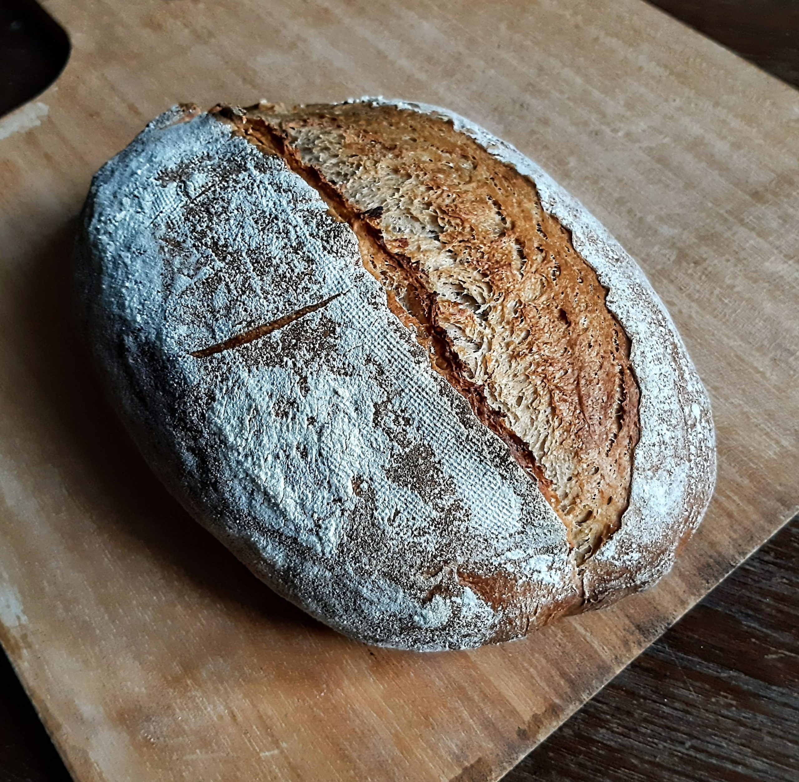 Mischbrot mit Sauerteig