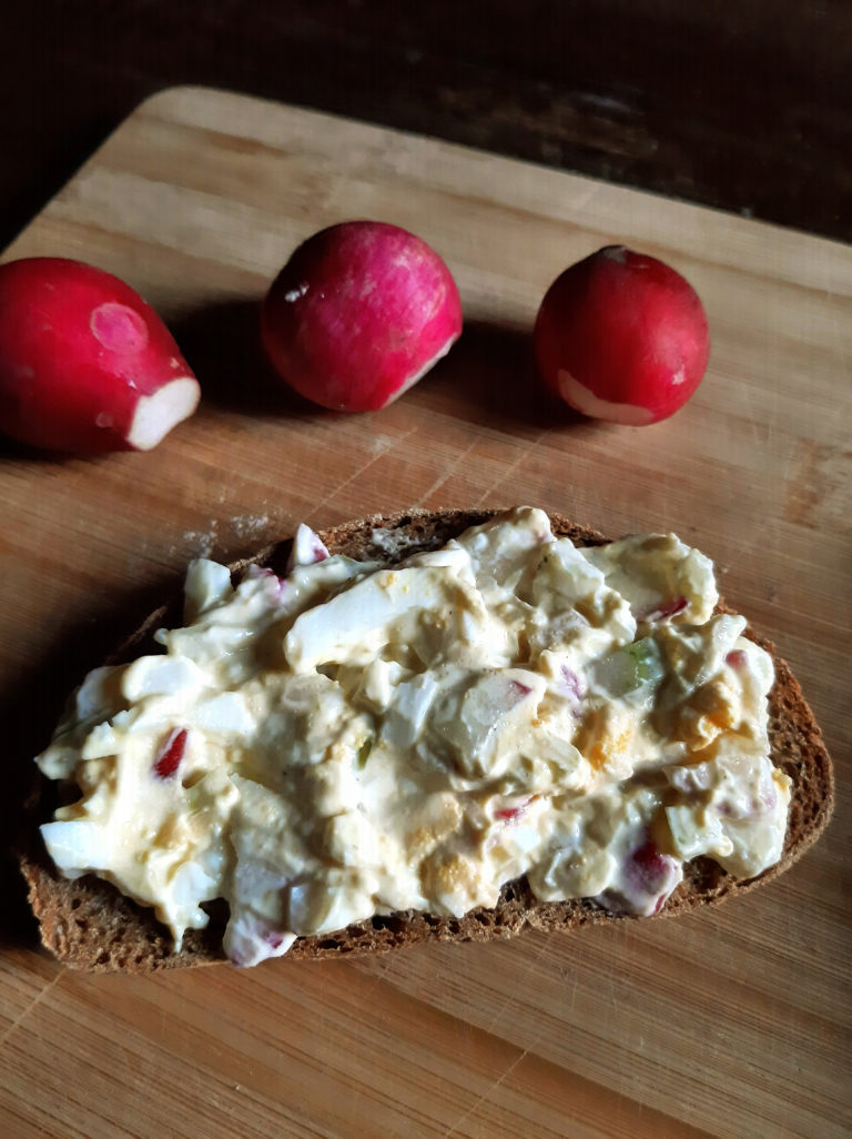 Eier-Radieschen-Aufstrich - Rezepte für Selbstversorger - Miris Welt
